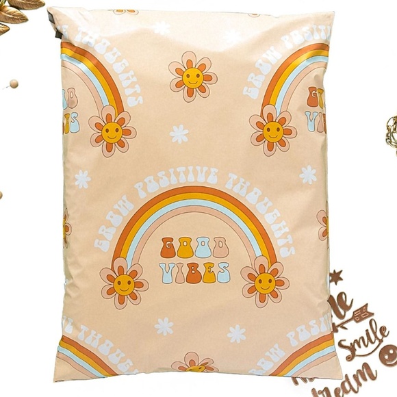 20 12x15.5 Positive thoughts designer poly mailer - Picture 1 of 1